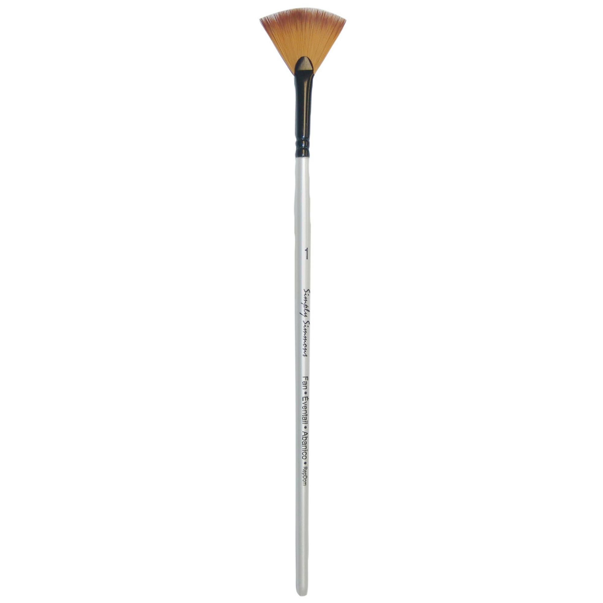 Simply Simmons Short Handle Fan Blender Brush